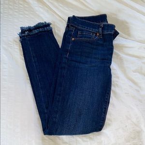 frayed jeans